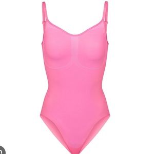 SKIMS sculpting bodysuit with snaps